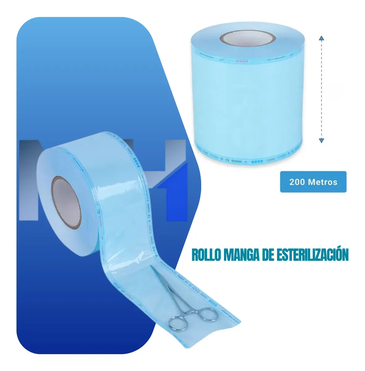 Rollo Manga Esterilizacion X200 Mtrs Perfection Grado Medico