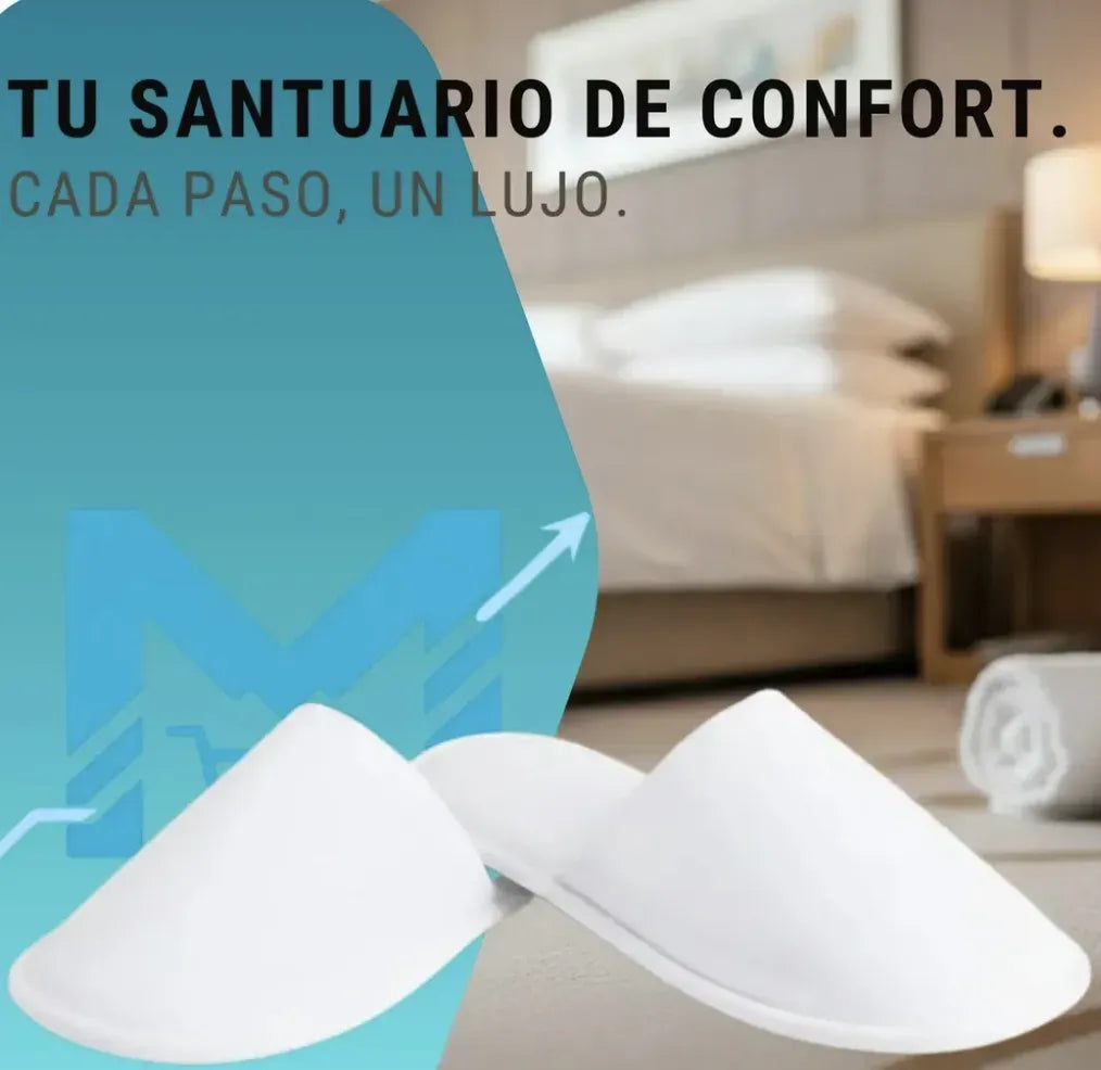 Par De Pantuflas Desechables Para clinica, Hotel O Alojamiento
